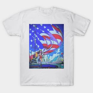 america sailing lady T-Shirt